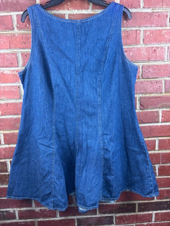 H&M Dresses & Skirts - H&M DIVIDED FLARED-SKIRT DENIM DRESS SIZE XL